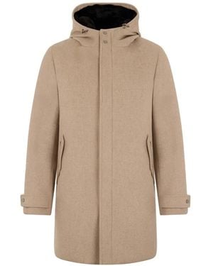 Moorer Hooded Jacket - Natural