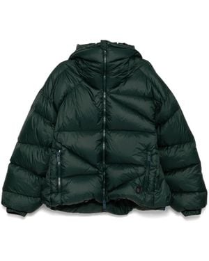Bacon Gefütterte Jacke Mit Einsätzen - Grün