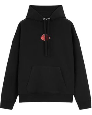 Fiorucci Lollipop-Print Hoodie - Black