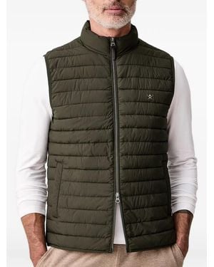 Hackett Quilted Gilet - Green