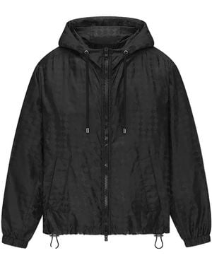 Amiri Ma Quad Monogram Hooded Jacket - Black