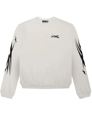 HELLSTAR Crew-Neck Sweatshirt - White