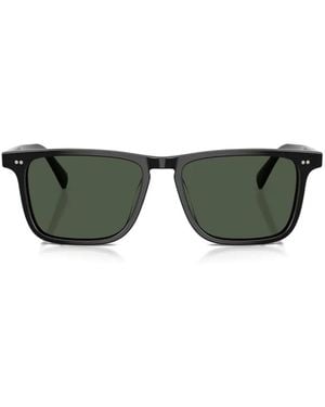 Oliver Peoples Brano Square-Frame Sunglasses - Green
