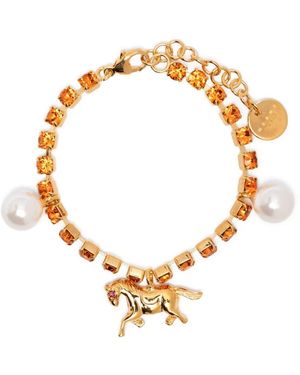 Marni Bracelet À Breloque En Cristal - Metallic