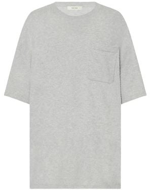 The Row Kaddy Cotton T-Shirt - Gray