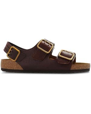 Birkenstock Milano レザーサンダル - ブラウン