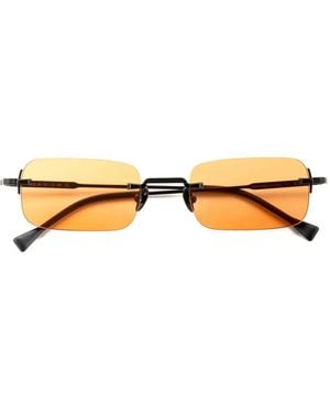 Kyme Silas Rectangle-Frame Sunglasses - Metallic