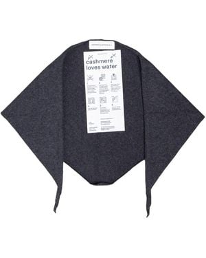 Extreme Cashmere Bandana En Maille - Bleu