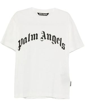 Palm Angels ロゴ Tシャツ - ホワイト