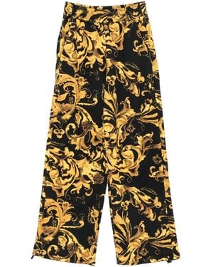 Versace Jeans Couture Barocco-Print Track Trousers - Yellow