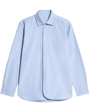 Fortela Point-Collar Shirt - Blue