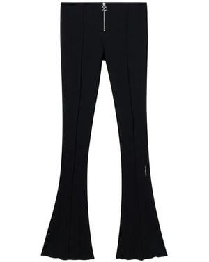 Off-White c/o Virgil Abloh Heavy Flared Slim Trousers - Black