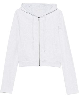 Entire studios Hooded Zip-Fastening Sweatshirt - White