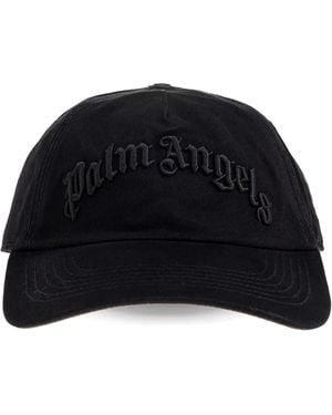 Palm Angels ロゴ キャップ - ブラック