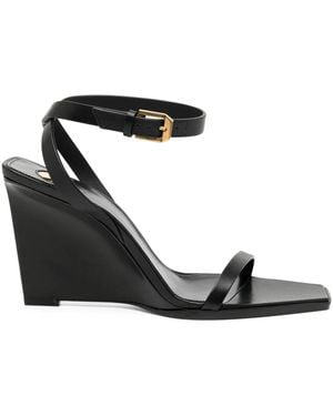 Saint Laurent Nicla 90mm サンダル - ブラック
