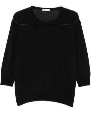 The Row Nimra Crew-Neck Sweater - Black