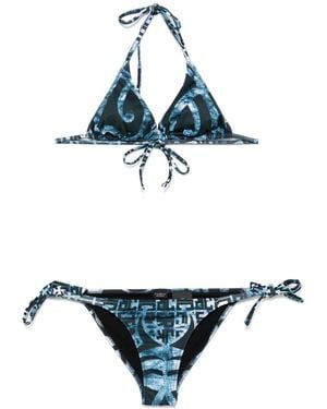 John Richmond Printed Bikini - White