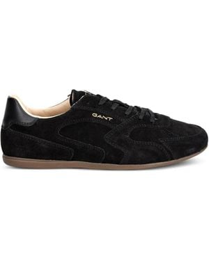 GANT Suede Paneled Sneakers - Black