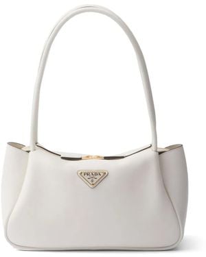 Prada Borsa Tote Darling Media - Bianco