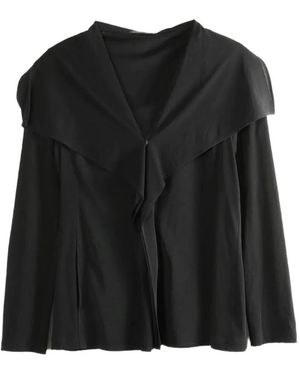 Yohji Yamamoto Draped Jacket - Black