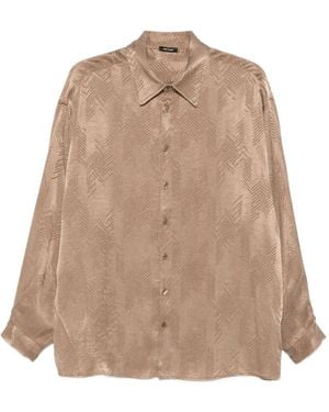 Imperial Camicia Con Stampa Geometrica - Neutro