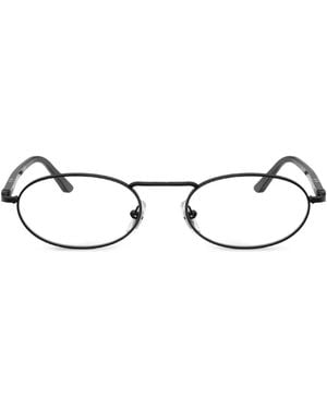 Persol Lunettes De Vue À Monture Ovale - Blanc