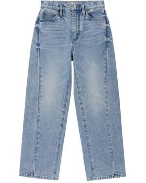 Hey Joanie Logo-Patch Jeans - Blue