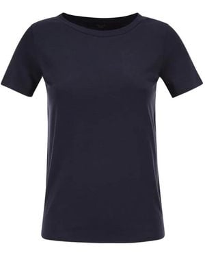 Weekend by Maxmara Logo-Print Jersey T-Shirt - Blue