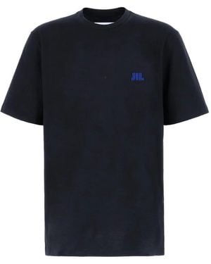 Jil Sander Logo-Embroidered T-Shirt - Black