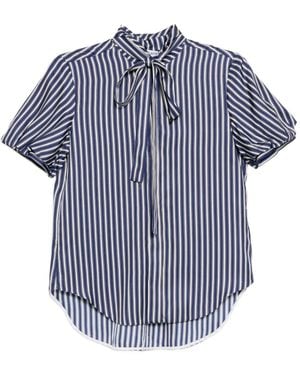 Dice Kayek Striped Blouse - Blue