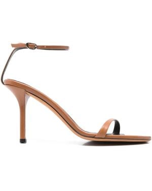 Proenza Schouler 90Mm Ankle-Strap Leather Sandals - Brown