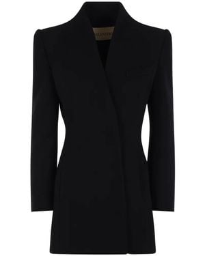 Valentino Garavani Wool Coat - Black