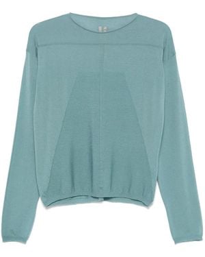 Rick Owens Pullover Aus Schurwolle - Blau