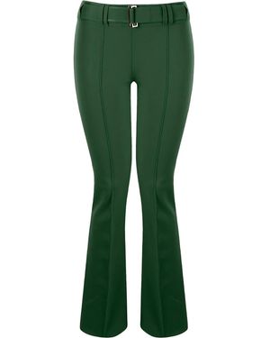 Gloria Coelho Flared Pants - Green