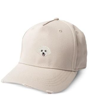 PELO FOUNDATION Baseballkappe im Distressed-Look - Natur
