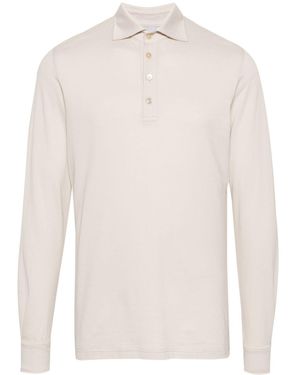 Eleventy Cotton Polo Shirt - White