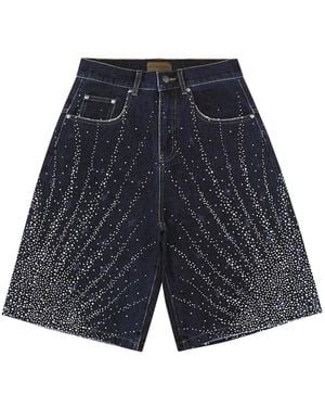 BIRTH OF ROYAL CHILD Short En Jean 20K Starlight À Étoiles - Bleu
