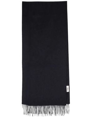 Altea Fringed Cashmere Scarf - Black
