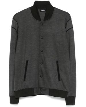 Eraldo Merino-Wool Bomber Jacket - Black