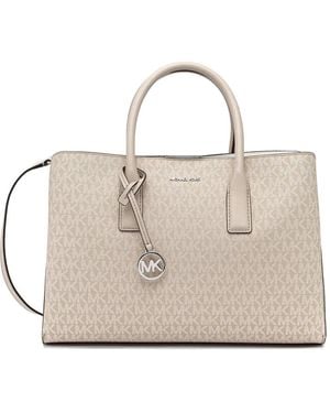 MICHAEL Michael Kors Ruthie Logo-Charm Tote Bag - Natural