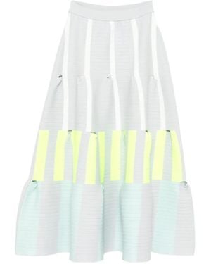 CFCL Falda Terraced - Blanco