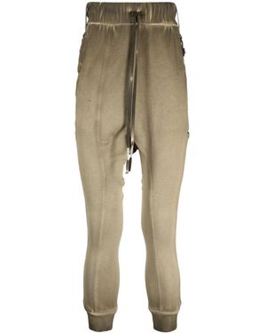 Boris Bidjan Saberi ドローストリング トラックパンツ - ナチュラル