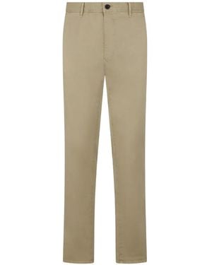 Slowear Button Embroidered Trousers - Natural