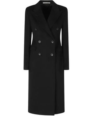 Tagliatore Meriel Double-Breasted Cashmere Maxi Coat - Black