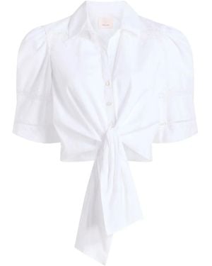 Cinq À Sept Mari Shirt - White