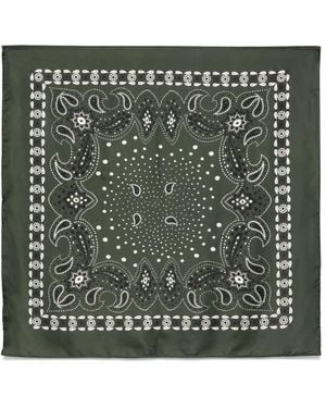 Sandro Schal mit Paisleymuster - Grün