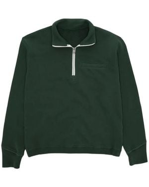 Fortela Princeton Zip-Fastening Jumper - Green