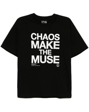 Izzue Graphic-Print T-Shirt - Black