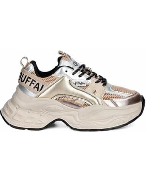 Buffalo Yuno Metallic-Sneakers Mit Dicker Sohle - Weiß