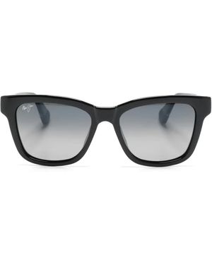Maui Jim Hanohano Square-Frame Sunglasses - Grey